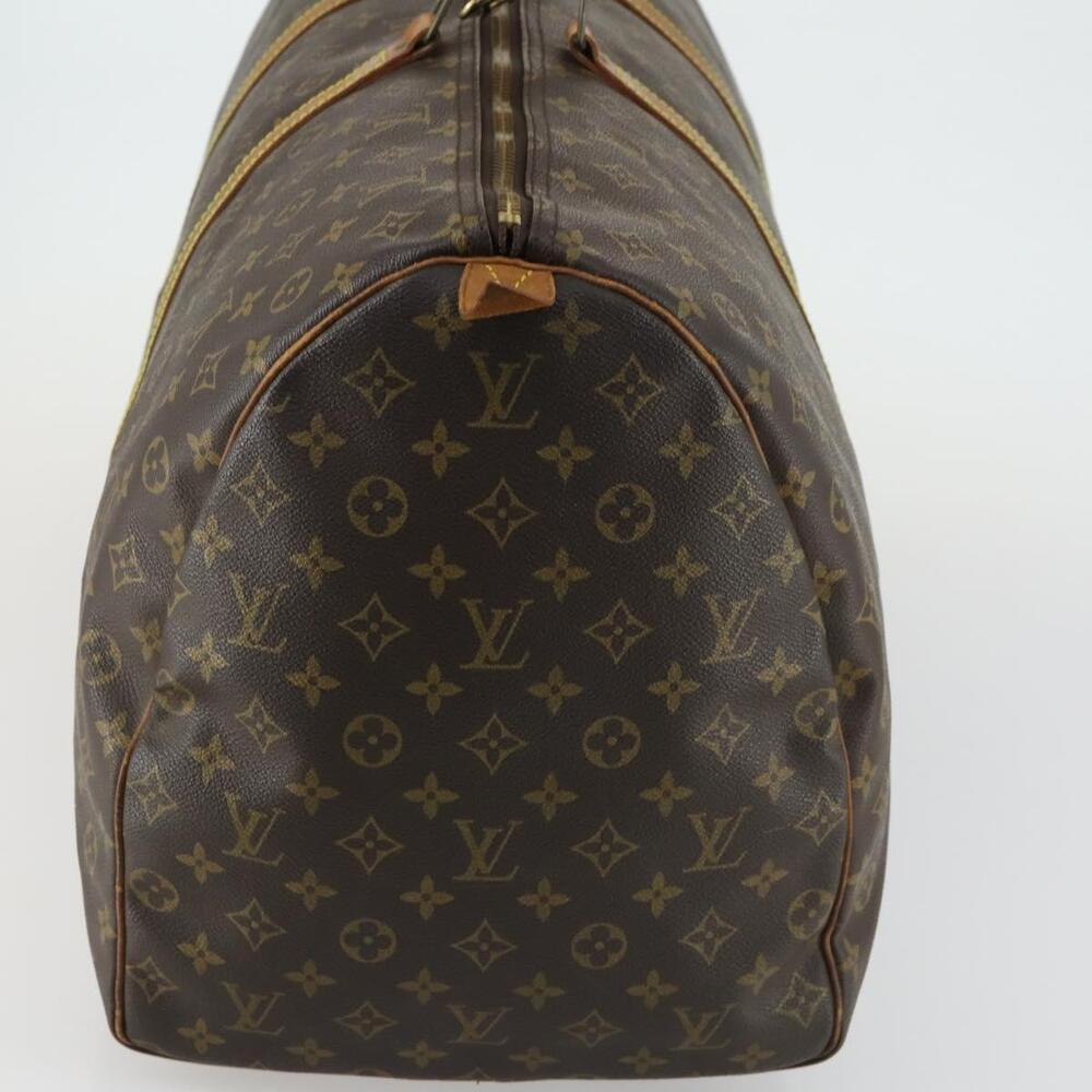 LOUIS VUITTON Monogram Keepall 60 Boston Bag M41422 LV Auth hk3288 - Picture 4 of 16